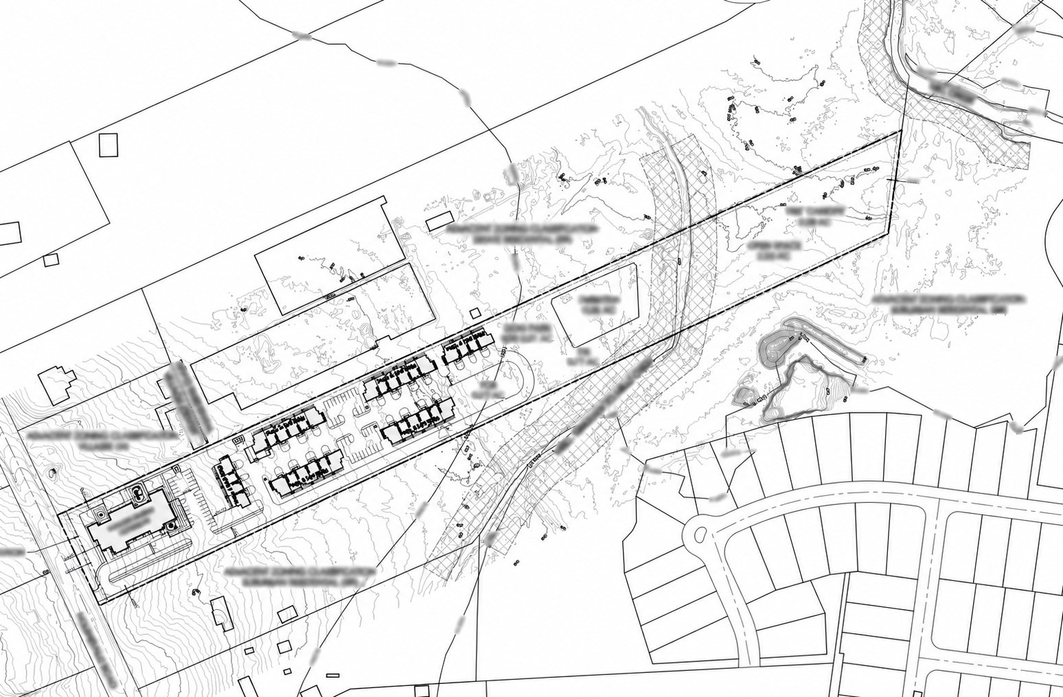 An anonymized land planning document for a complex Tennessee transaction